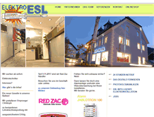 Tablet Screenshot of esl-elektro.at